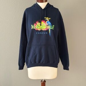 Jimmy Buffet Margaritaville Cancun Navy blue Long sleeve Sweatshirt Sz L